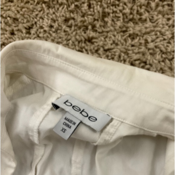 white bebe top - Picture 3 of 3
